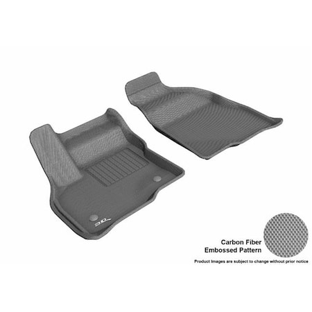 3D Maxpider 3D MAXpider L1CH08711501 Kagu R1 Floor Mat for 2017-2019 Chevrolet Bolt EV; Gray L1CH08711501